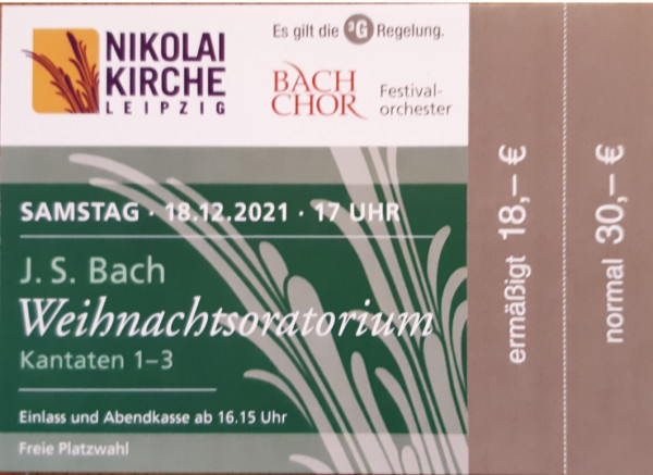 Weihnachtsoratorium J.S.Bach Kantaten 1-3