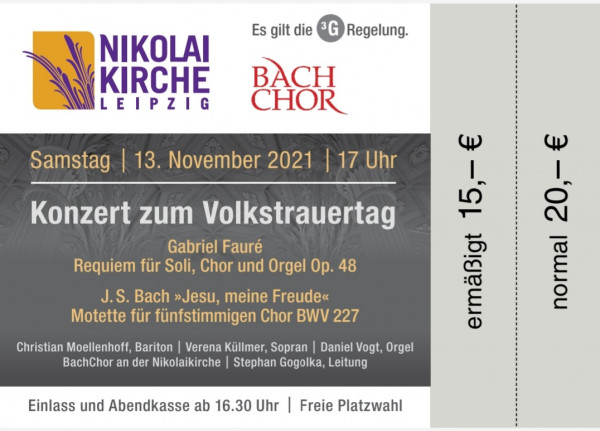 Konzert zum Volkstrauertag 13.11.2021