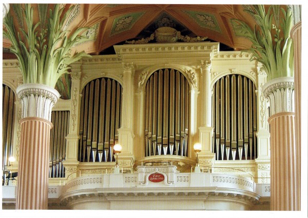 Prospekt der Orgel von Friedrich Ladegast